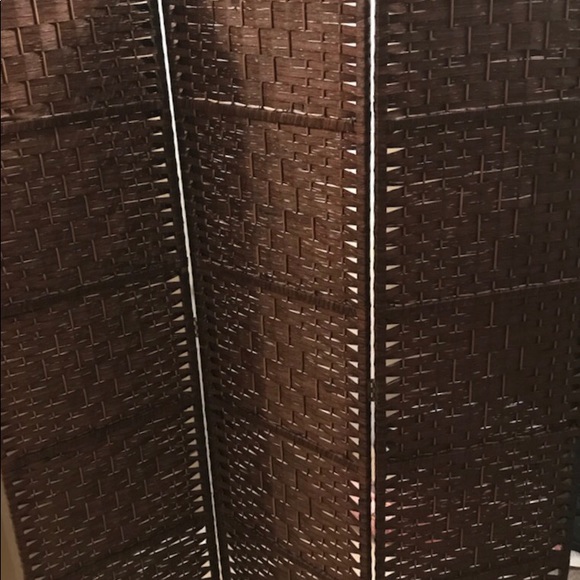 New Rattan 3 panels Room Divider - Picture 2 of 2